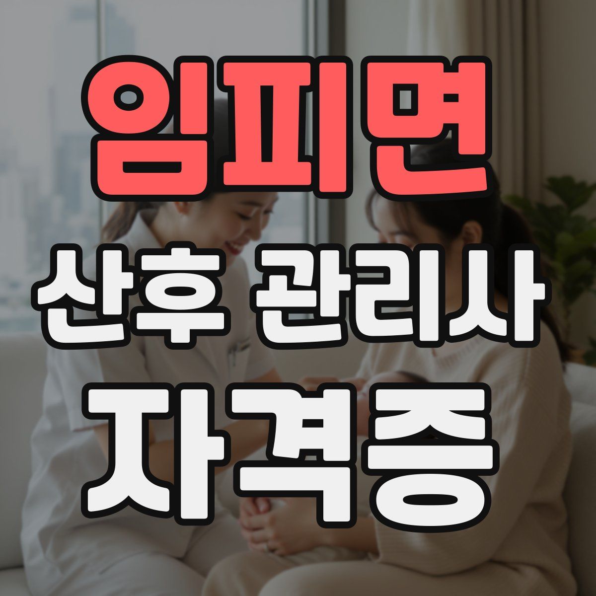 임피면 산후 관리사 자격증
