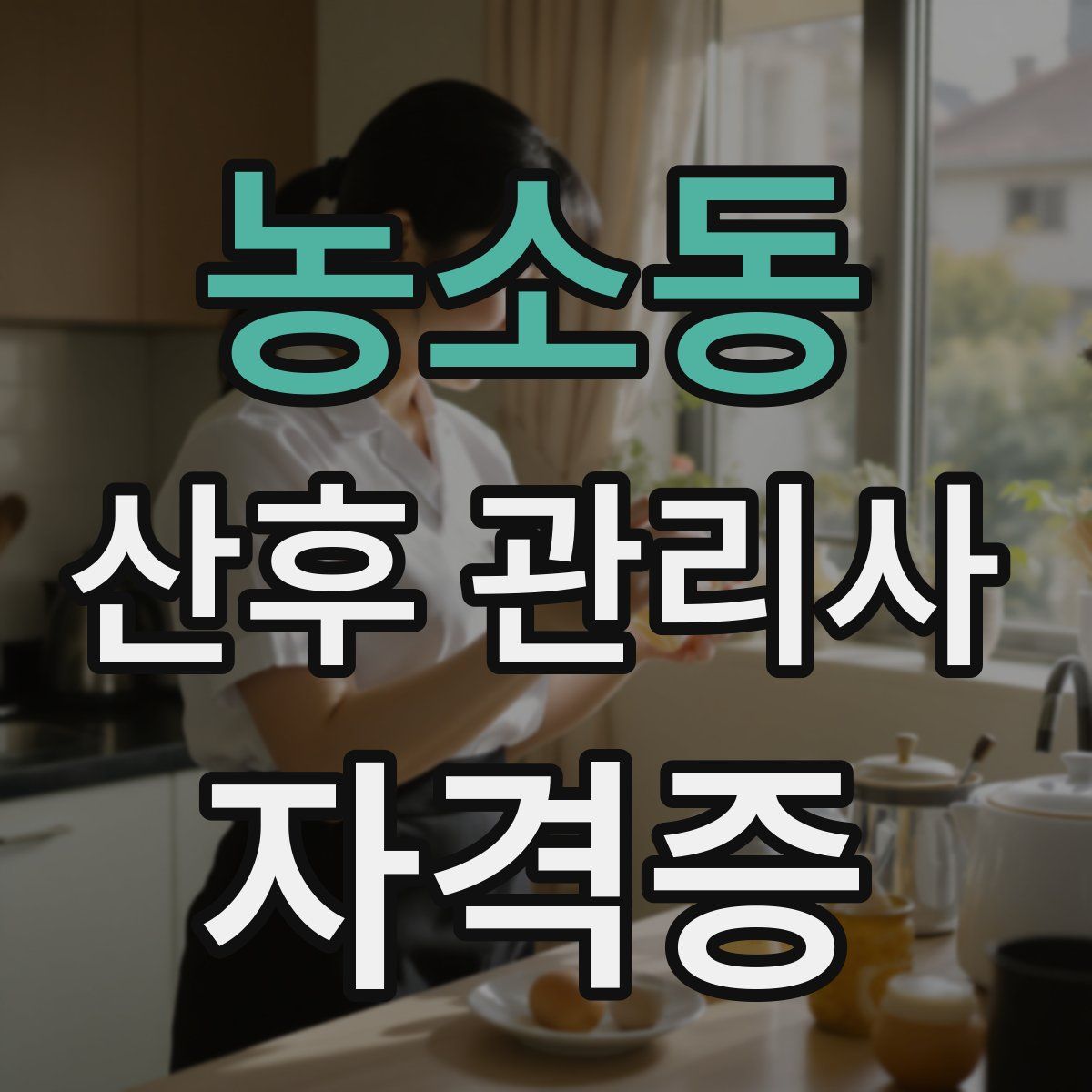 농소동 산후 관리사 자격증