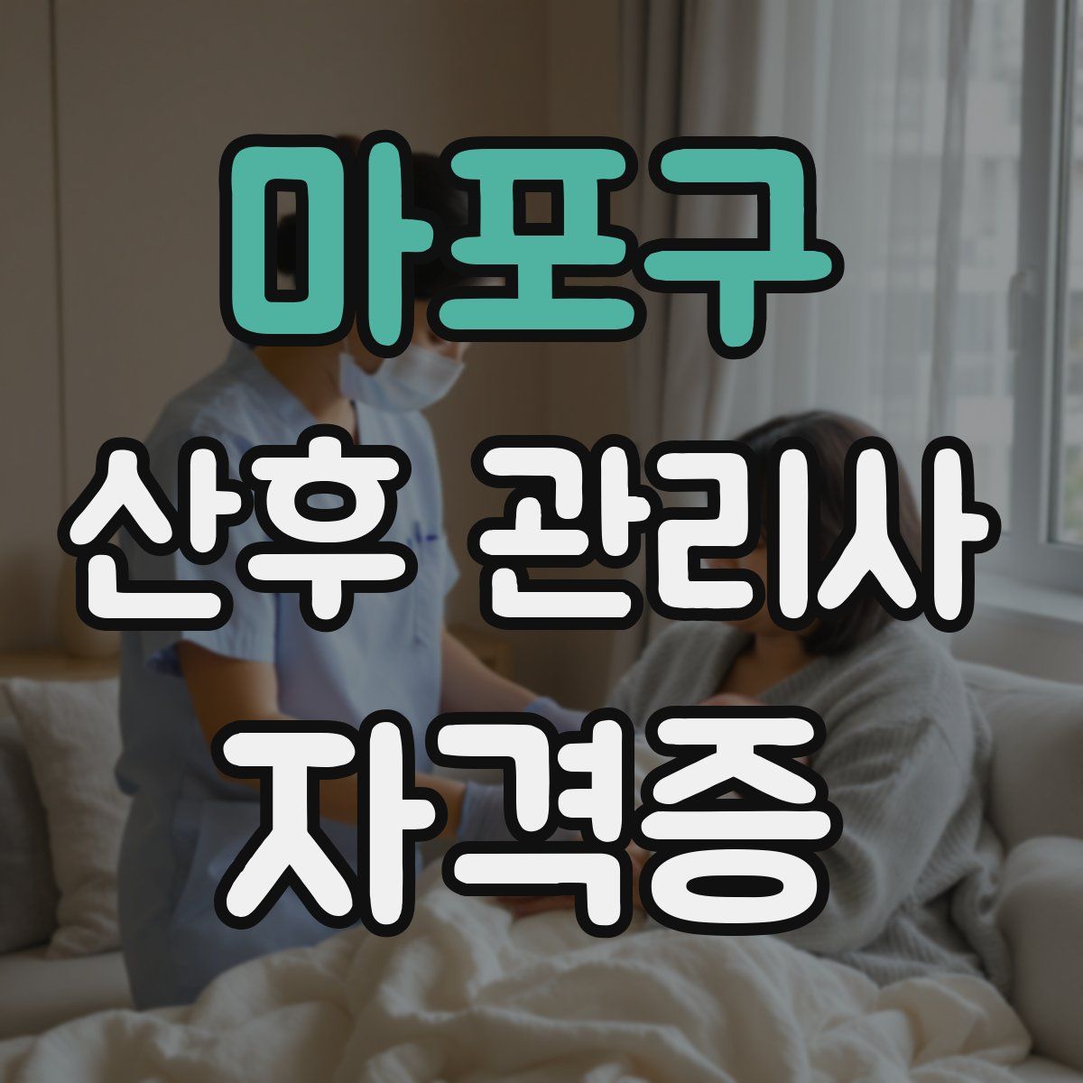 마포구 산후 관리사 자격증
