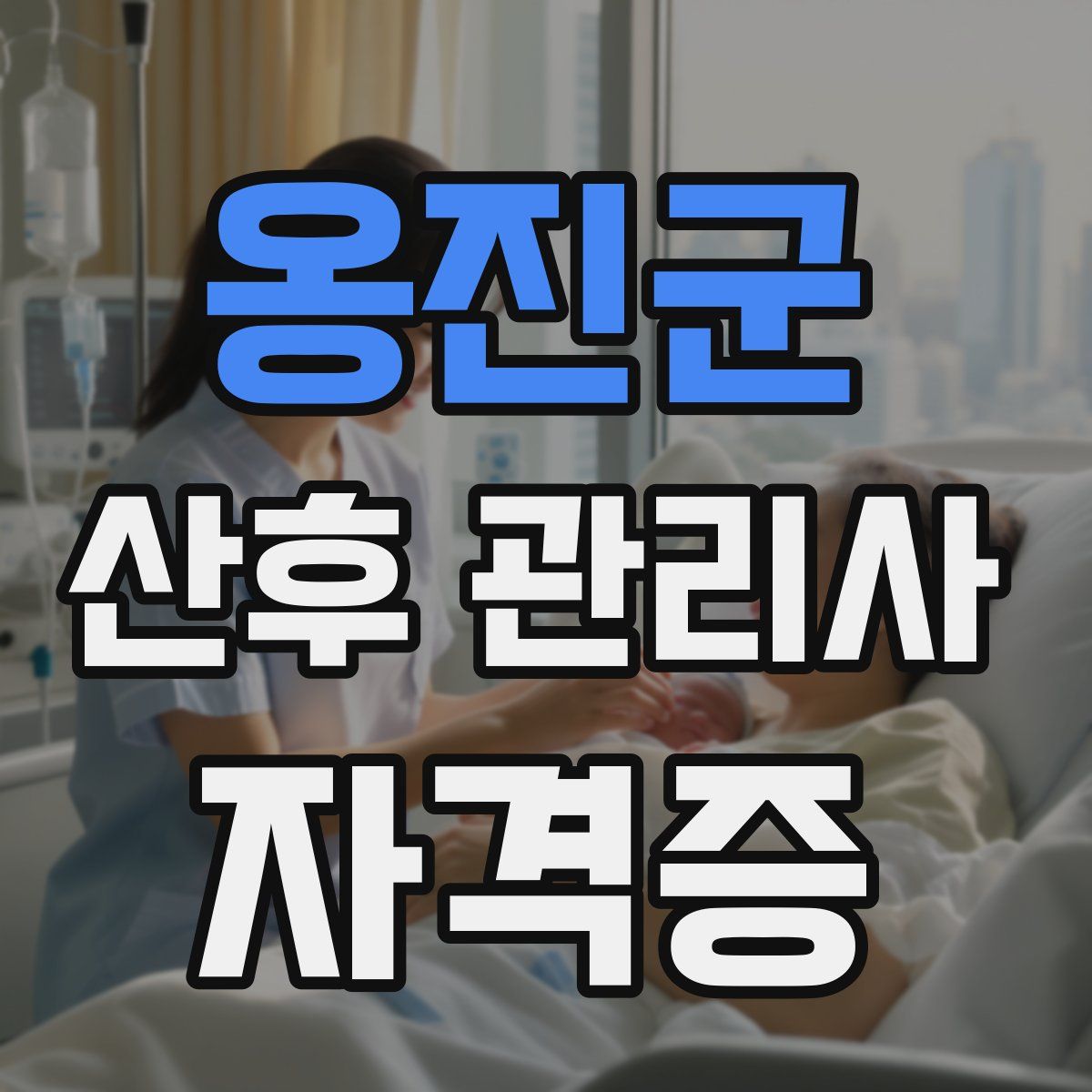 옹진군 산후 관리사 자격증
