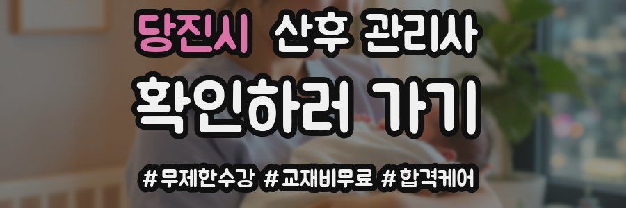 당진시 산후 관리사 자격증