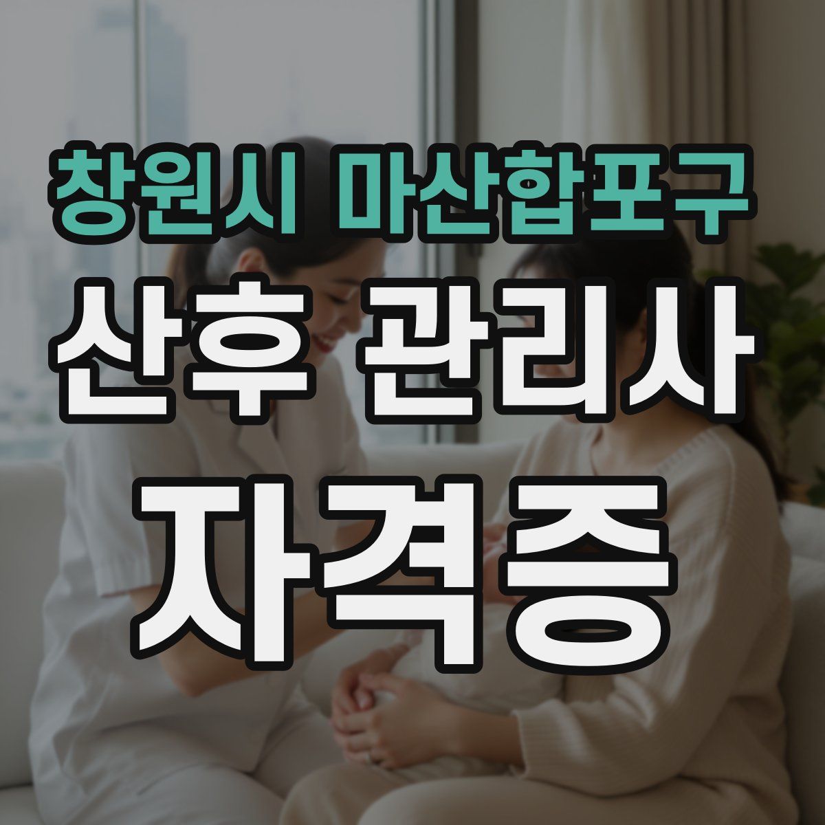 창원시 마산합포구 산후 관리사 자격증