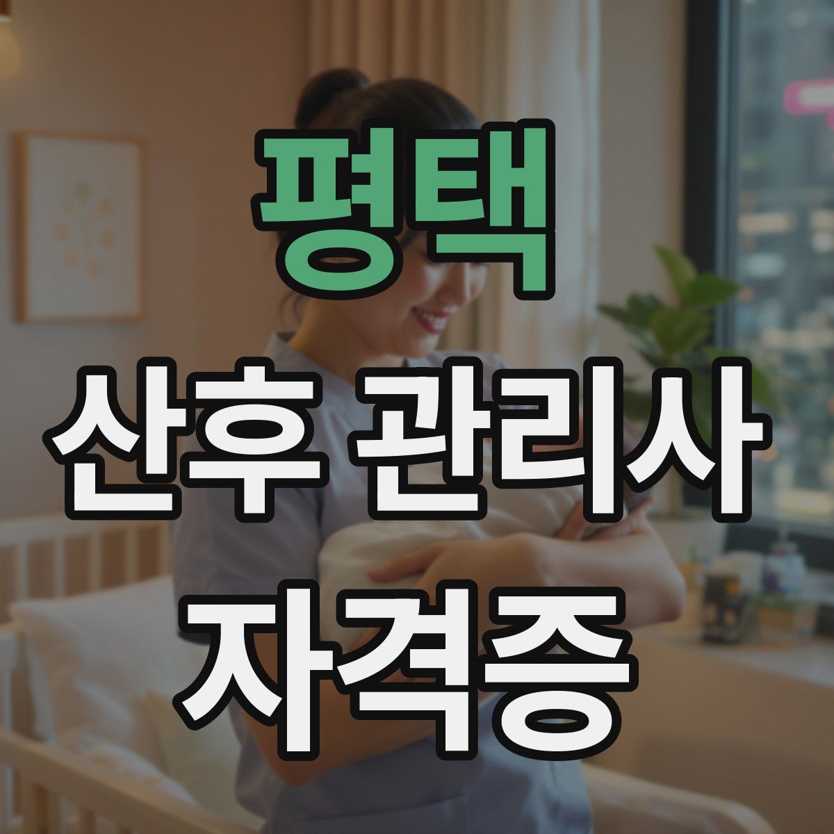 평택 산후 관리사 자격증