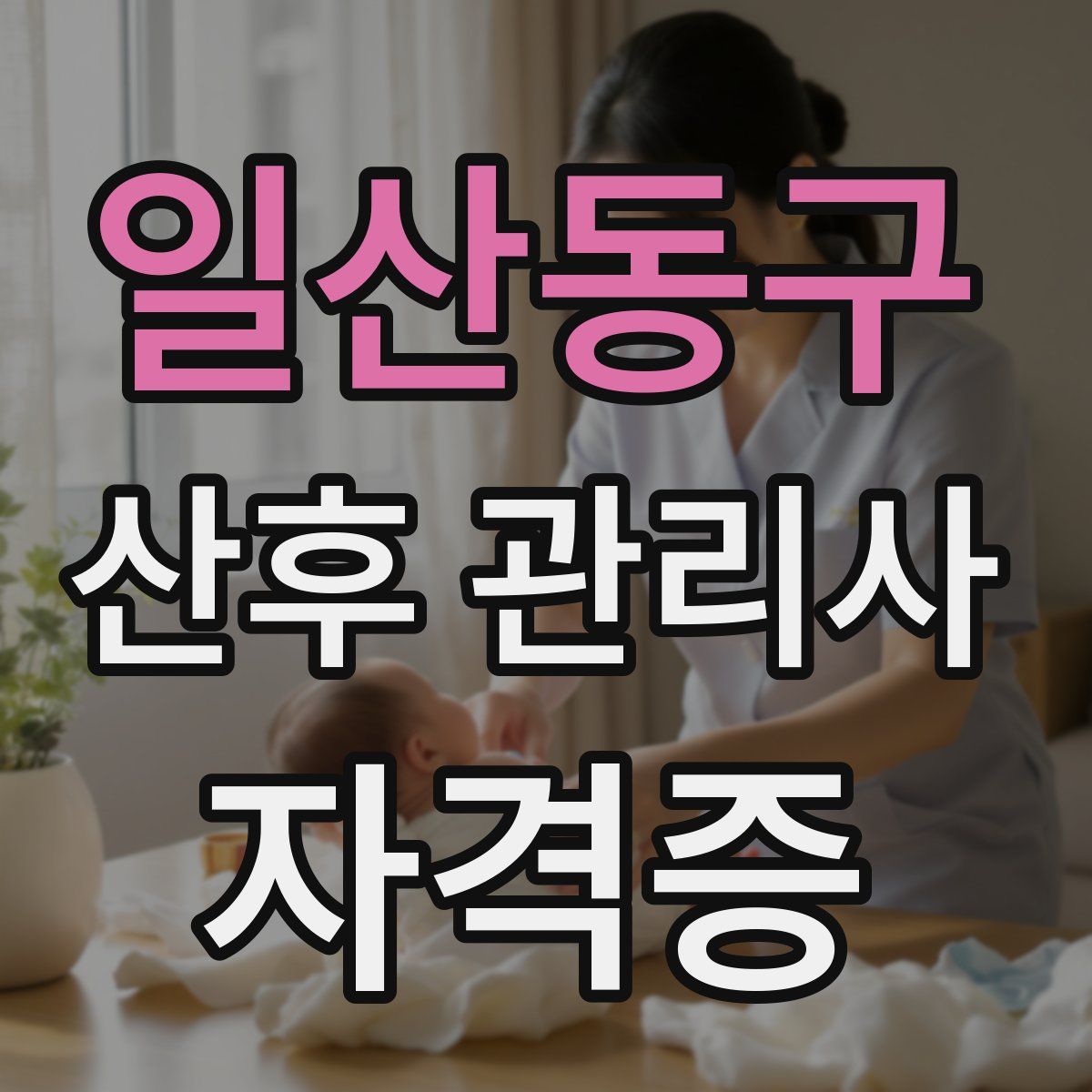 일산동구 산후 관리사 자격증