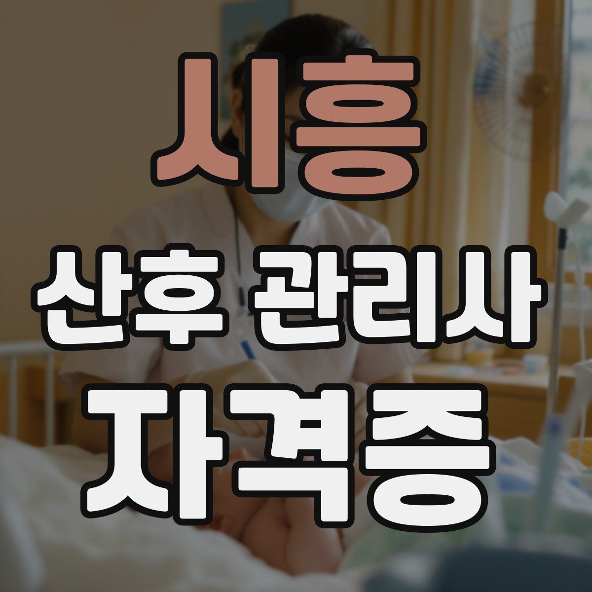 시흥 산후 관리사 자격증