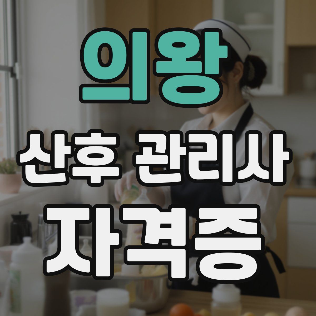 의왕 산후 관리사 자격증