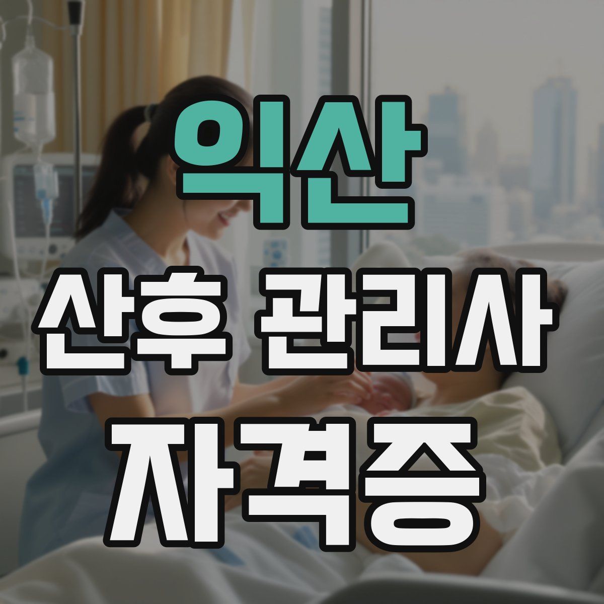 익산 산후 관리사 자격증