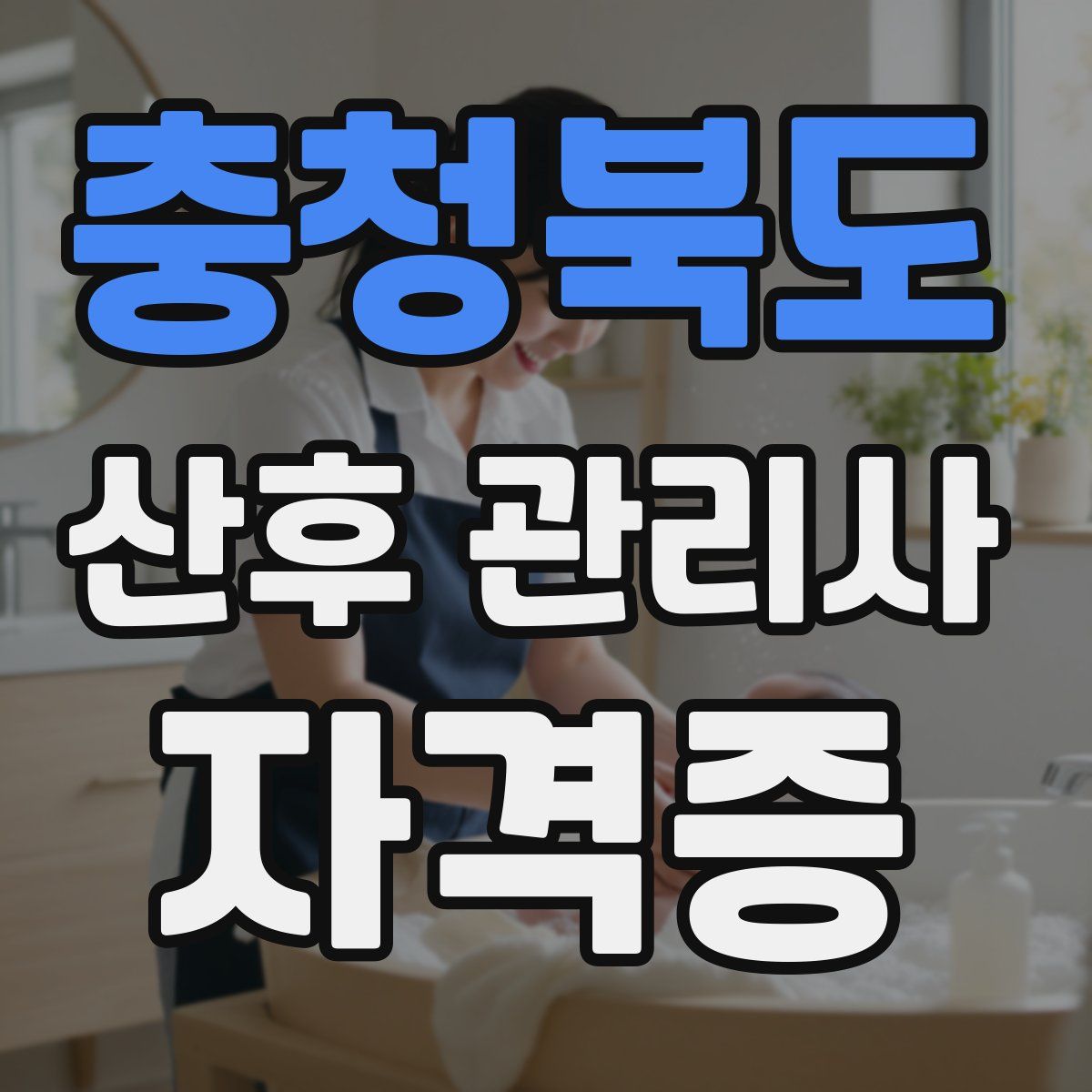 충청북도 산후 관리사 자격증