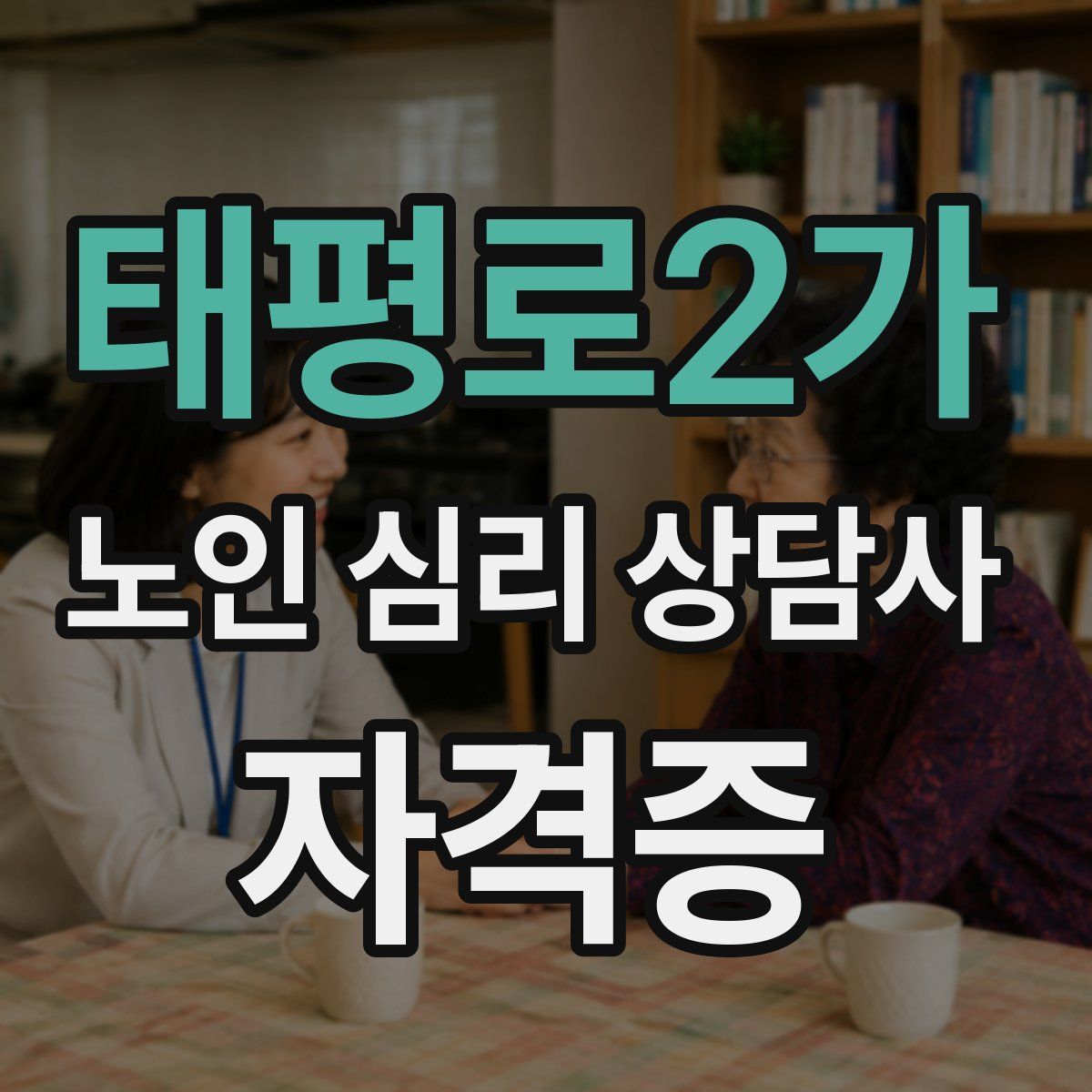 태평로2가 노인 심리 상담사 자격증