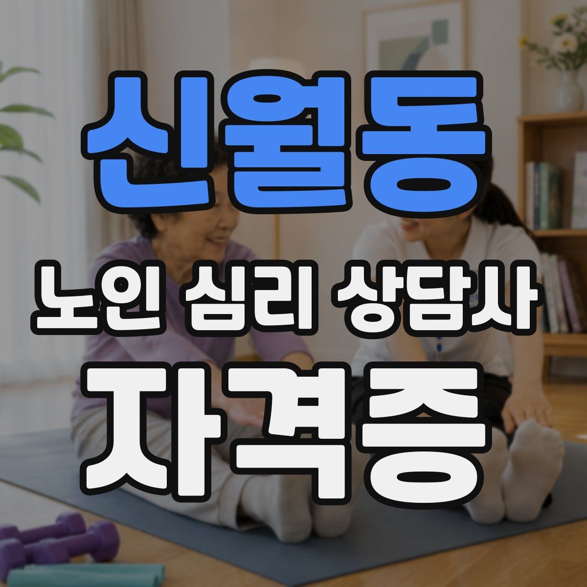 신월동 노인 심리 상담사 자격증