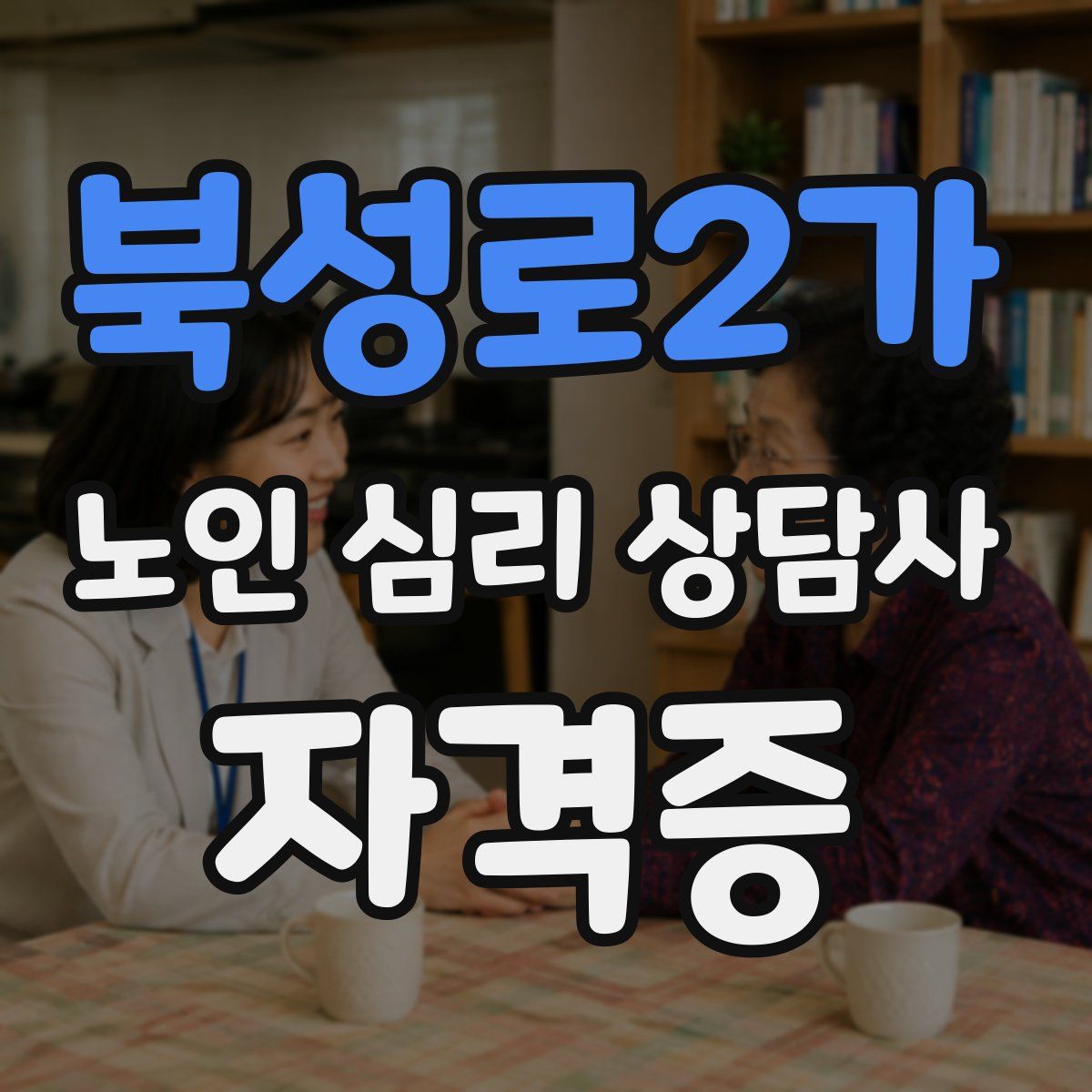 북성로2가 노인 심리 상담사 자격증