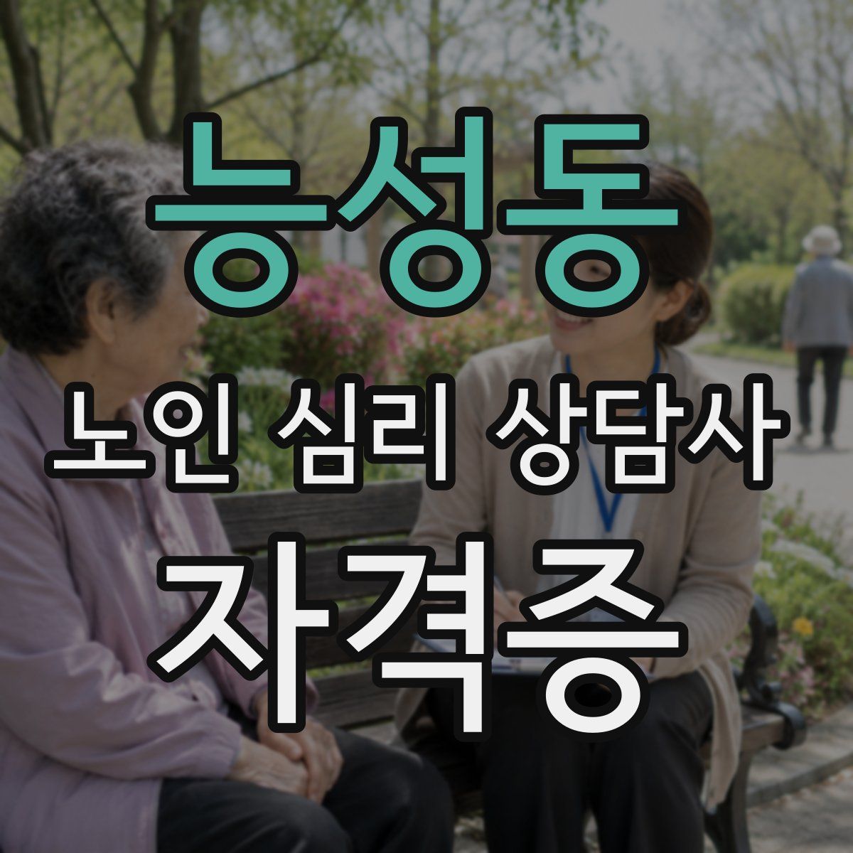 능성동 노인 심리 상담사 자격증