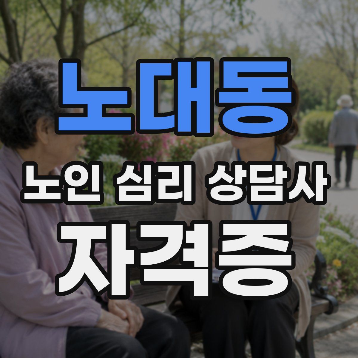 노대동 노인 심리 상담사 자격증