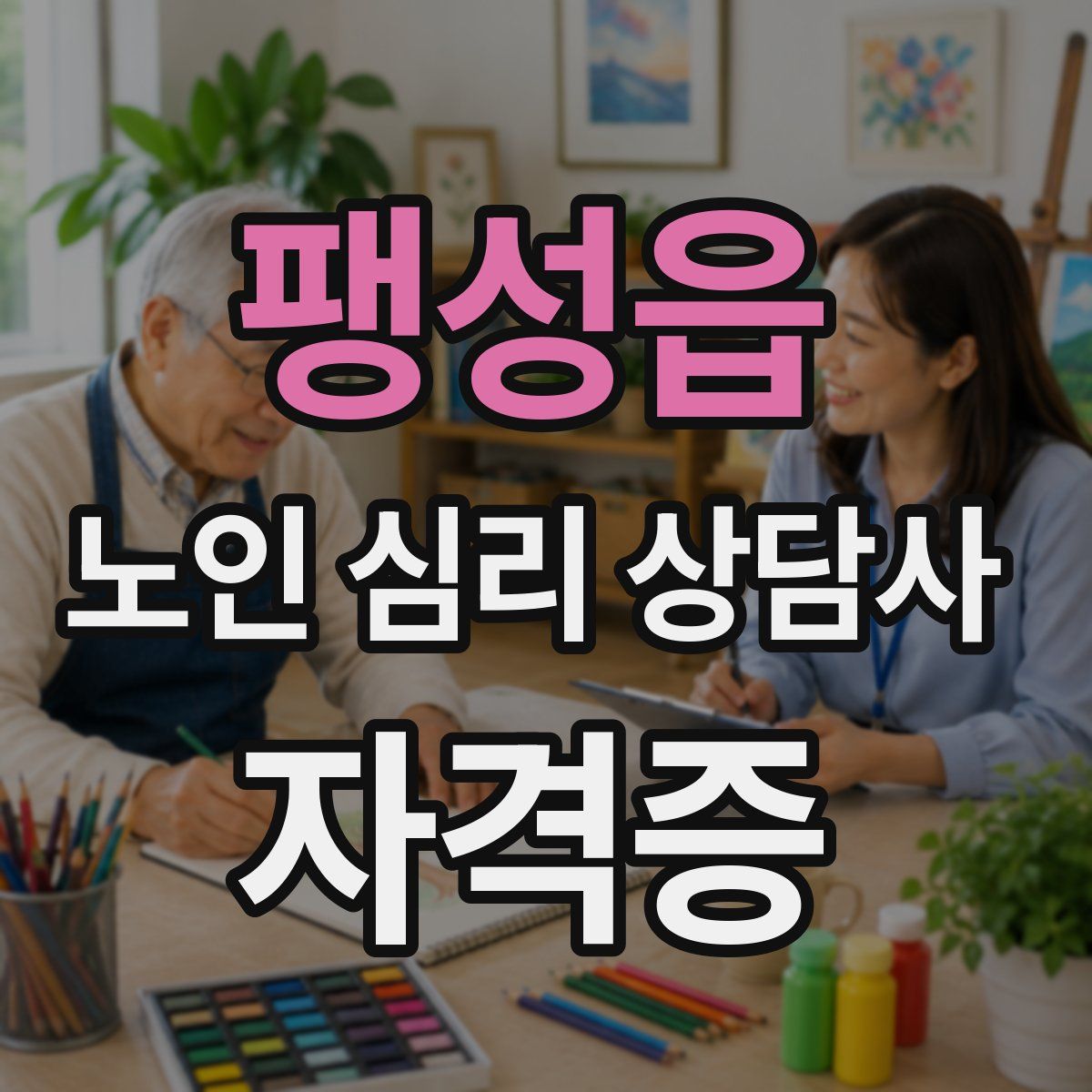 팽성읍 노인 심리 상담사 자격증