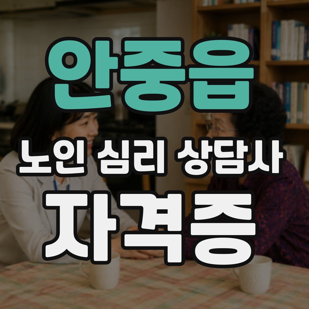 안중읍 노인 심리 상담사 자격증