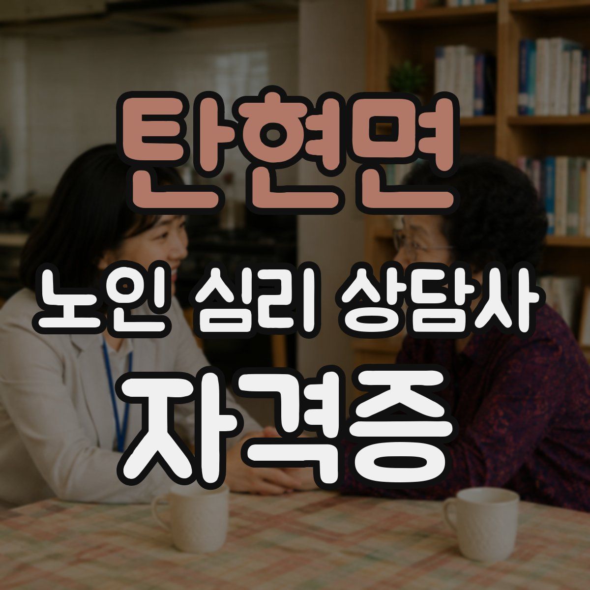 탄현면 노인 심리 상담사 자격증