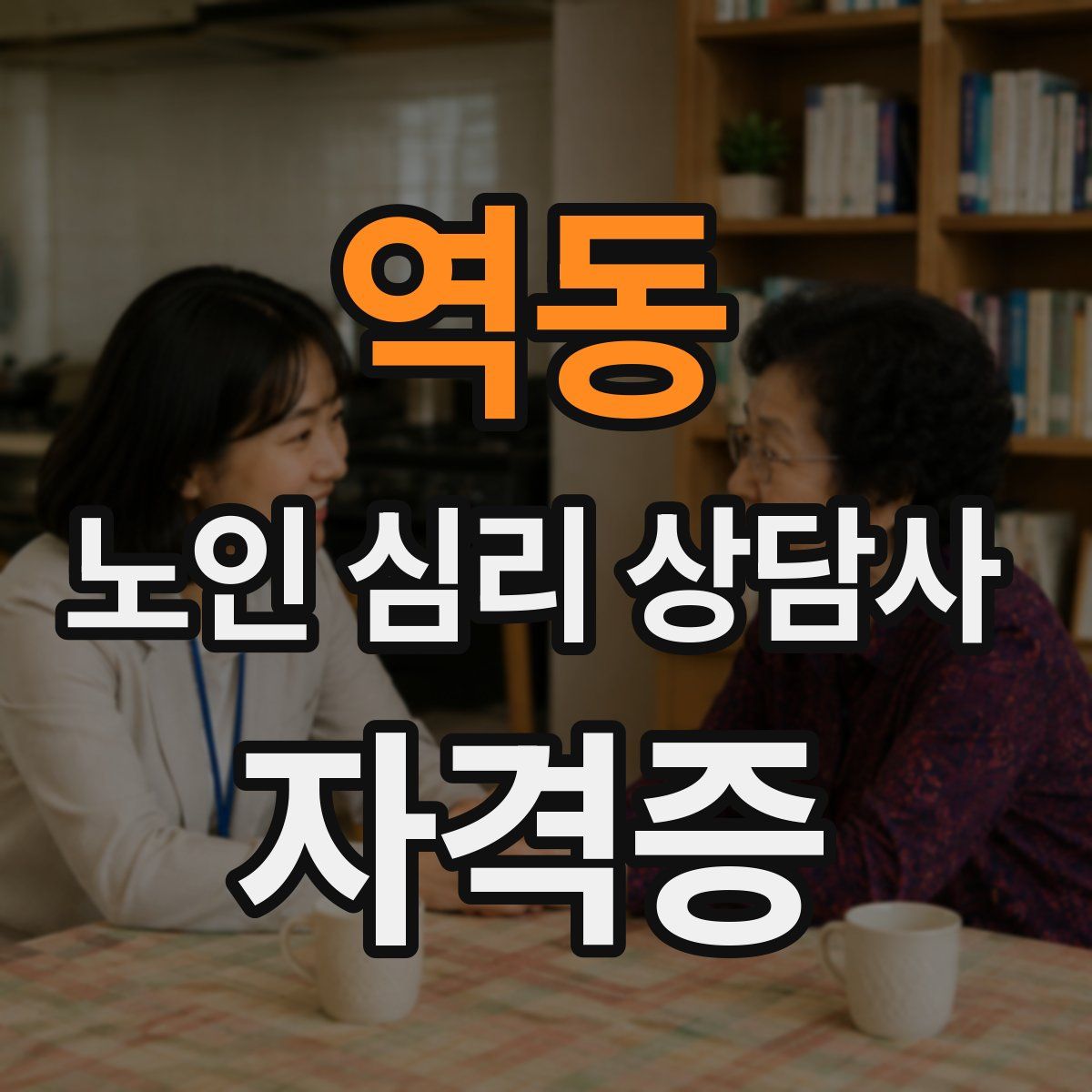 역동 노인 심리 상담사 자격증