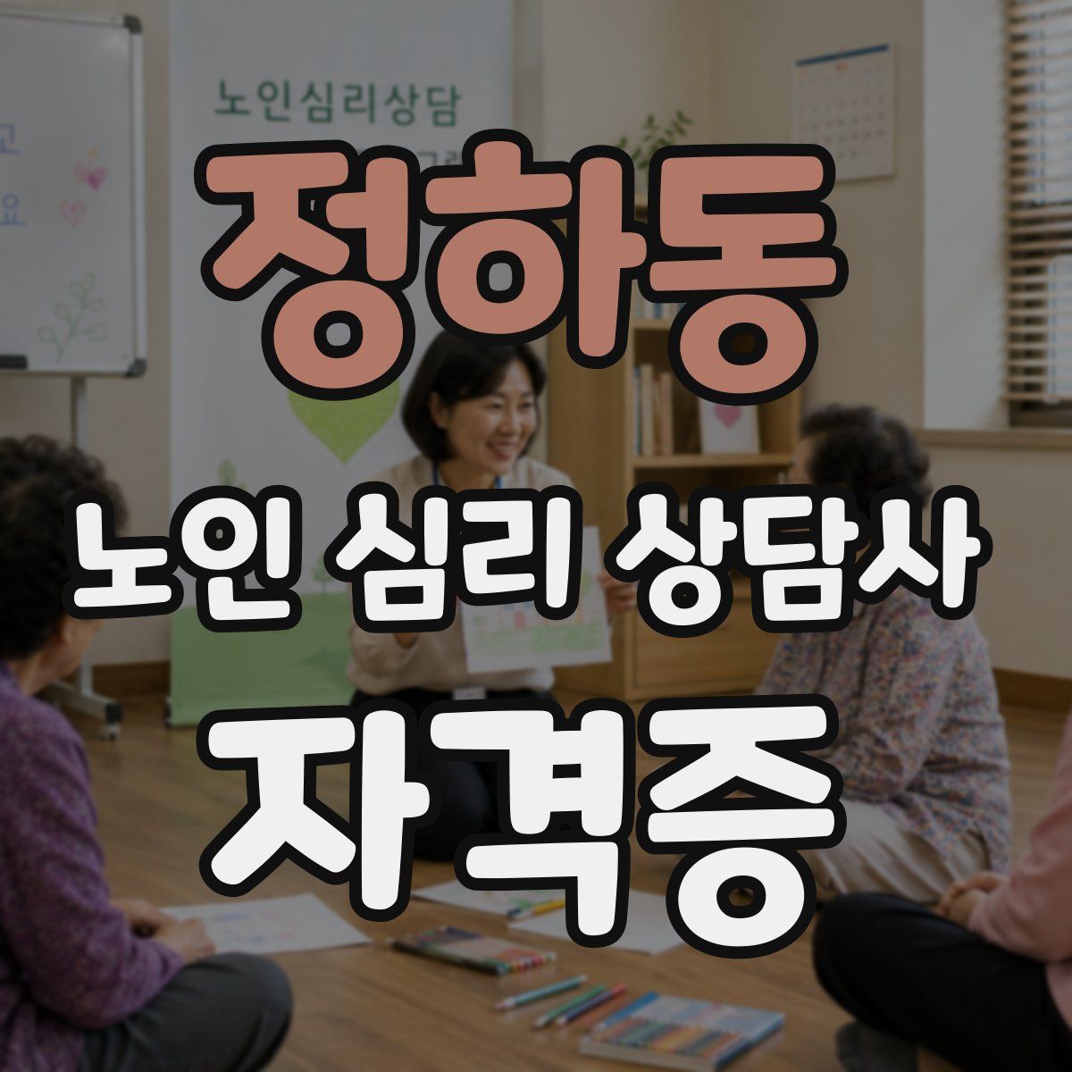 정하동 노인 심리 상담사 자격증