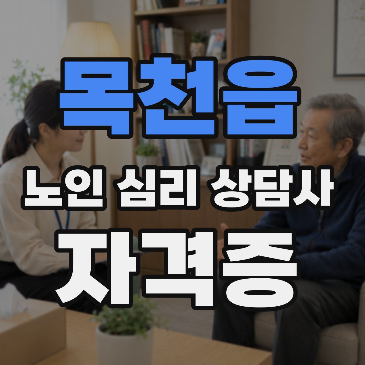 목천읍 노인 심리 상담사 자격증