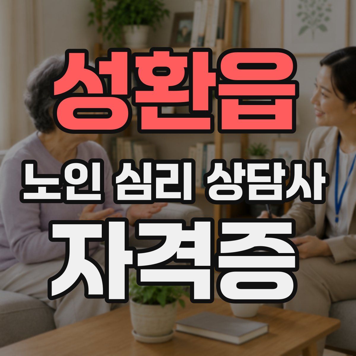 성환읍 노인 심리 상담사 자격증