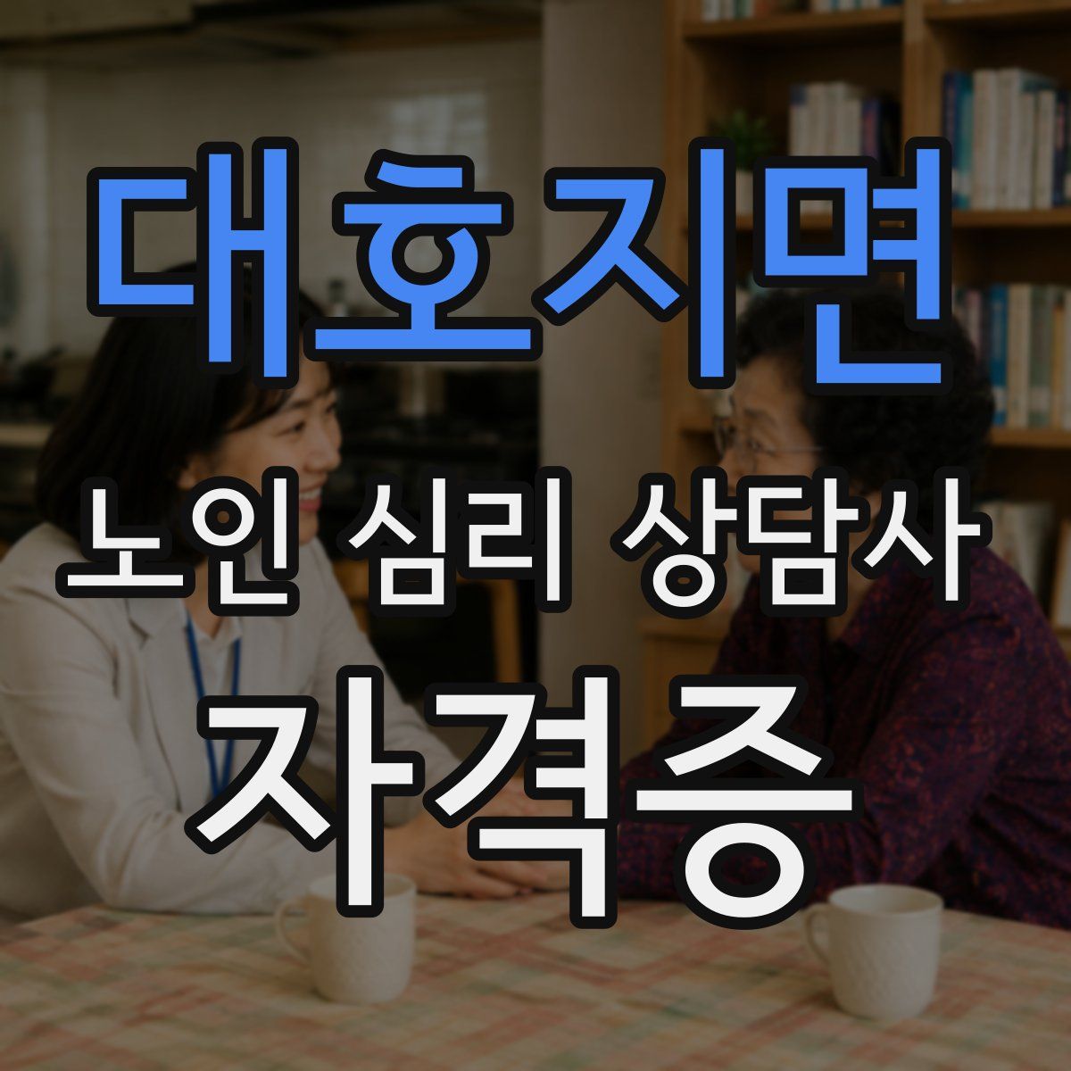 대호지면 노인 심리 상담사 자격증