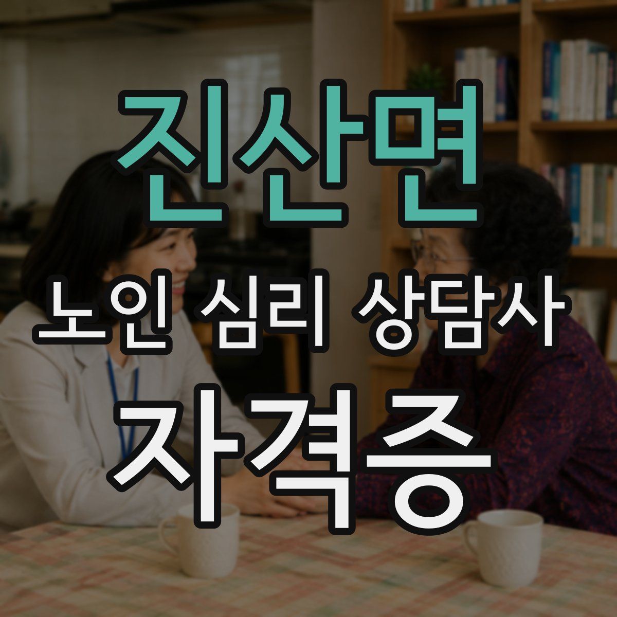진산면 노인 심리 상담사 자격증