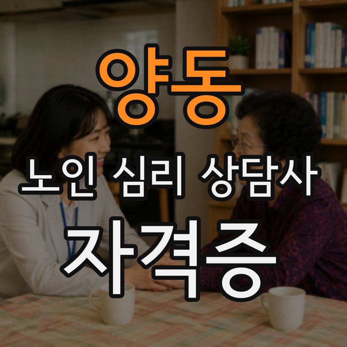 양동 노인 심리 상담사 자격증