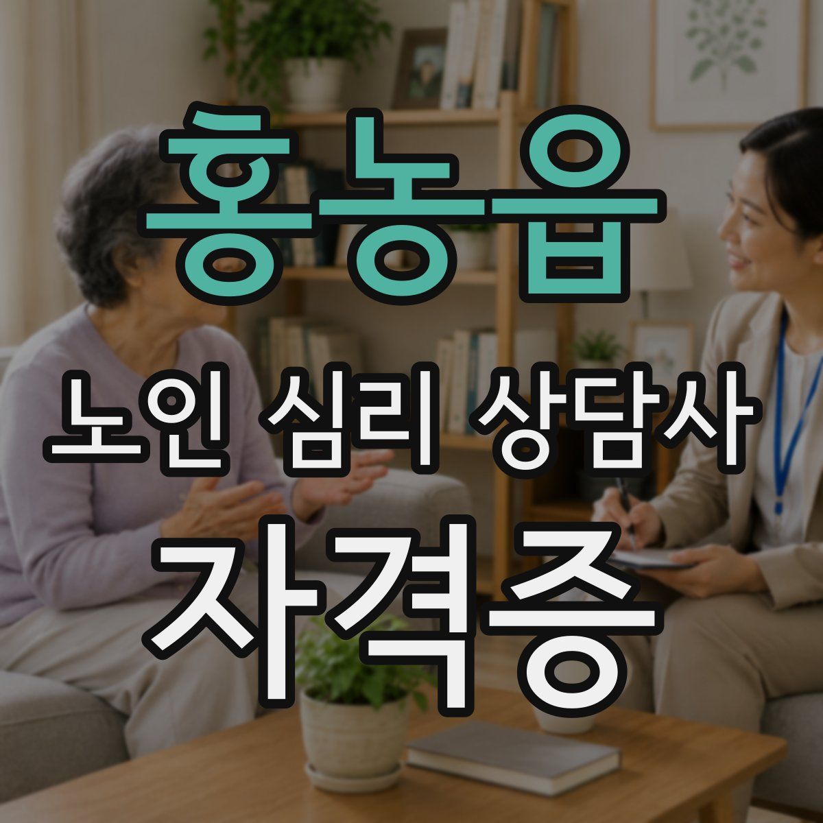 홍농읍 노인 심리 상담사 자격증