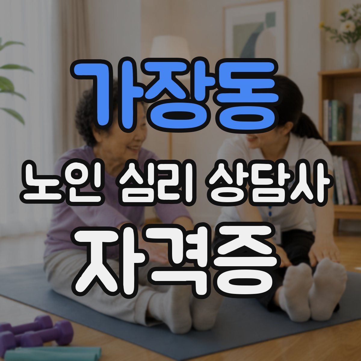 가장동 노인 심리 상담사 자격증