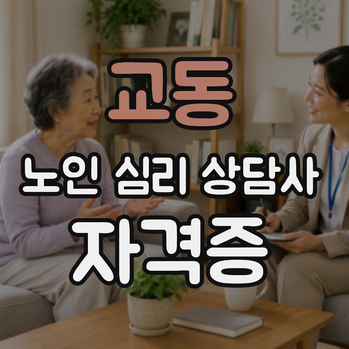 교동 노인 심리 상담사 자격증