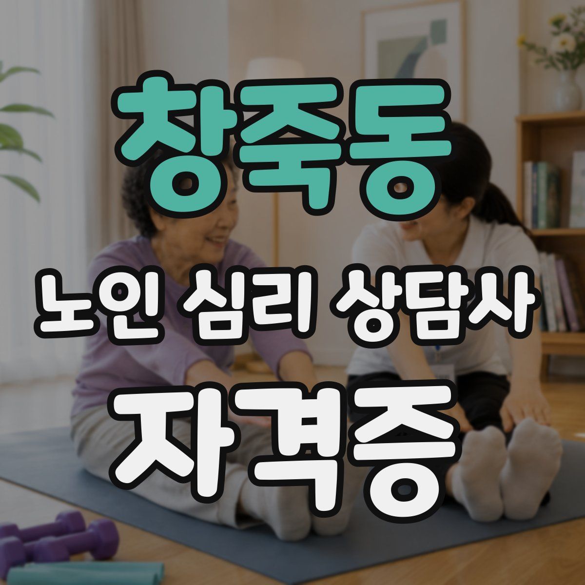 창죽동 노인 심리 상담사 자격증