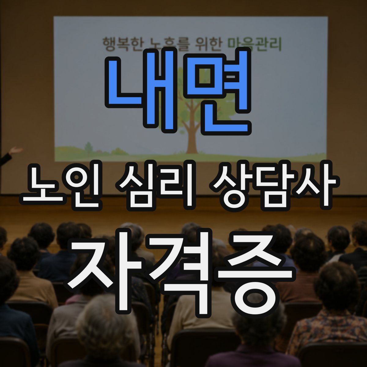 내면 노인 심리 상담사 자격증