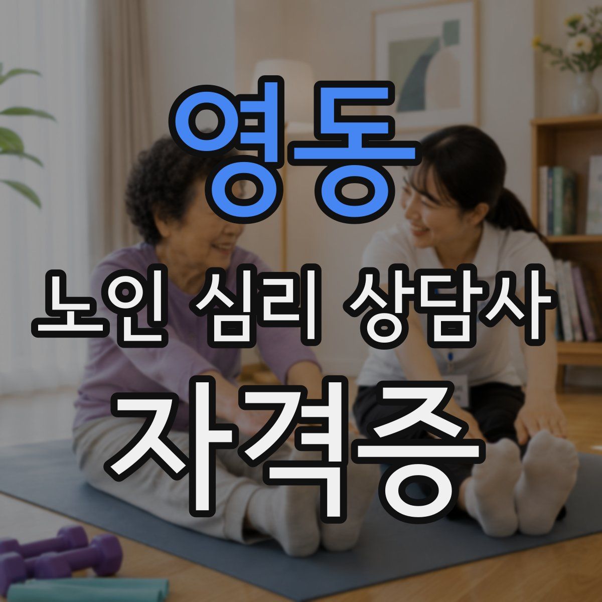 영동 노인 심리 상담사 자격증