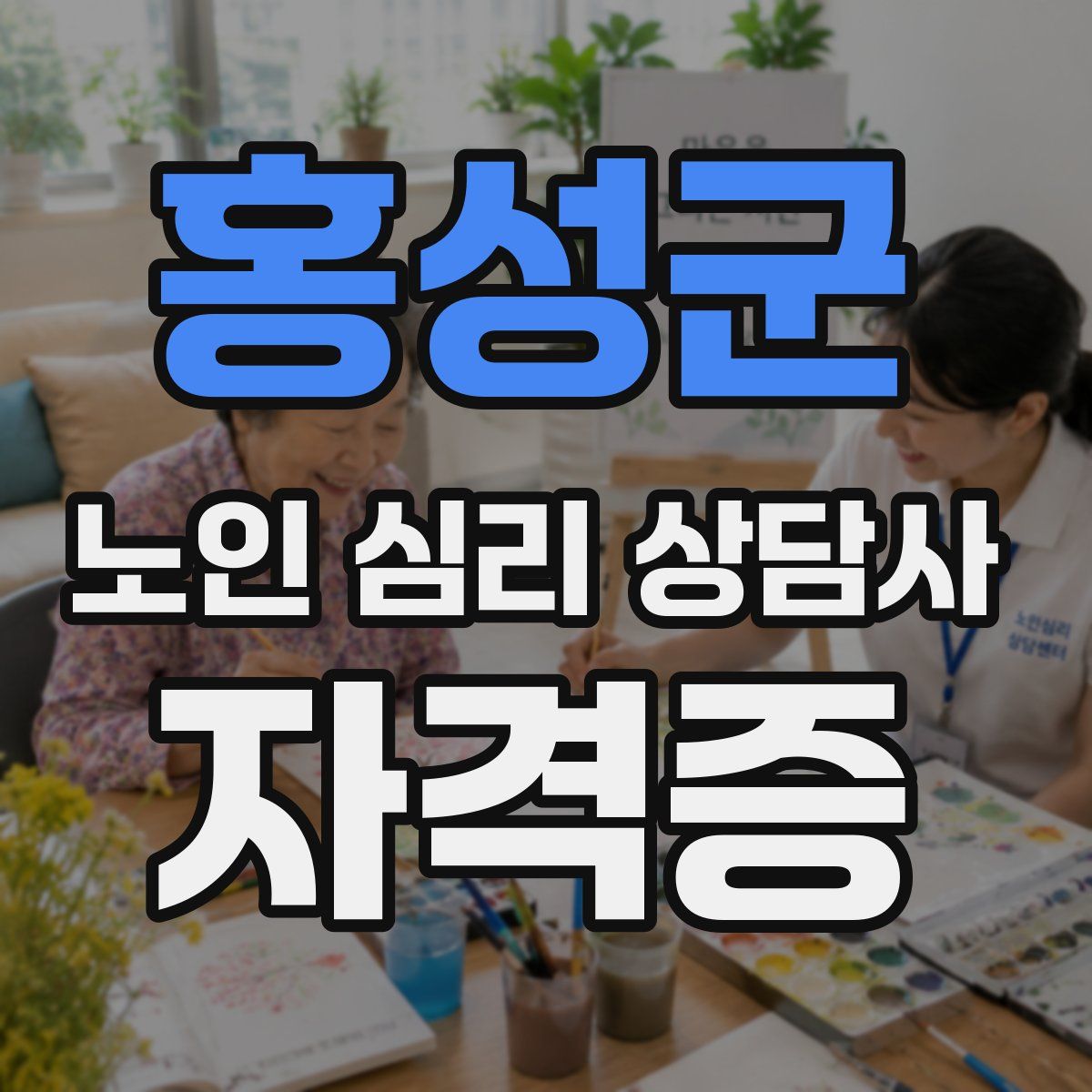 홍성군 노인 심리 상담사 자격증