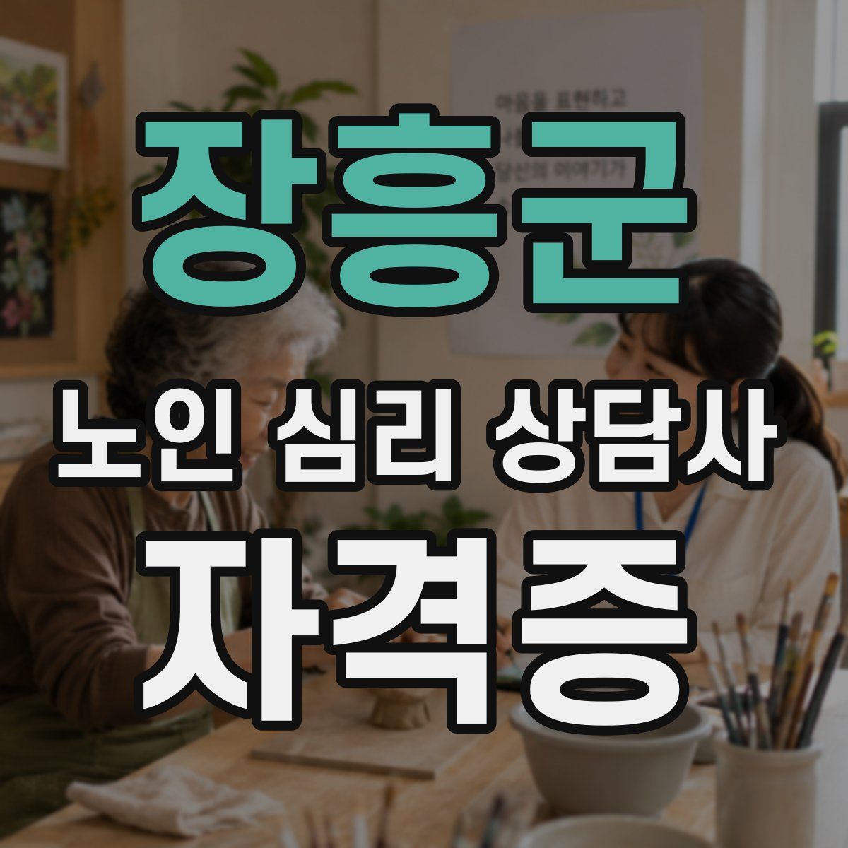장흥군 노인 심리 상담사 자격증