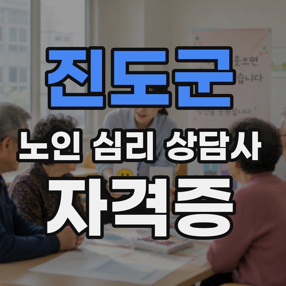 진도군 노인 심리 상담사 자격증