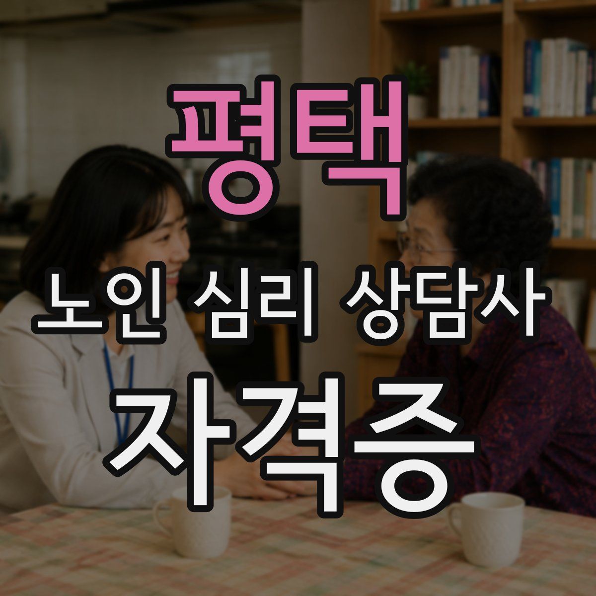 평택 노인 심리 상담사 자격증
