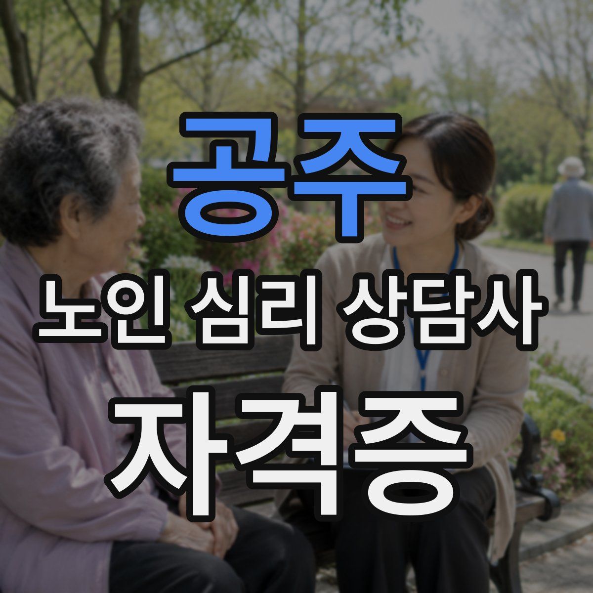공주 노인 심리 상담사 자격증