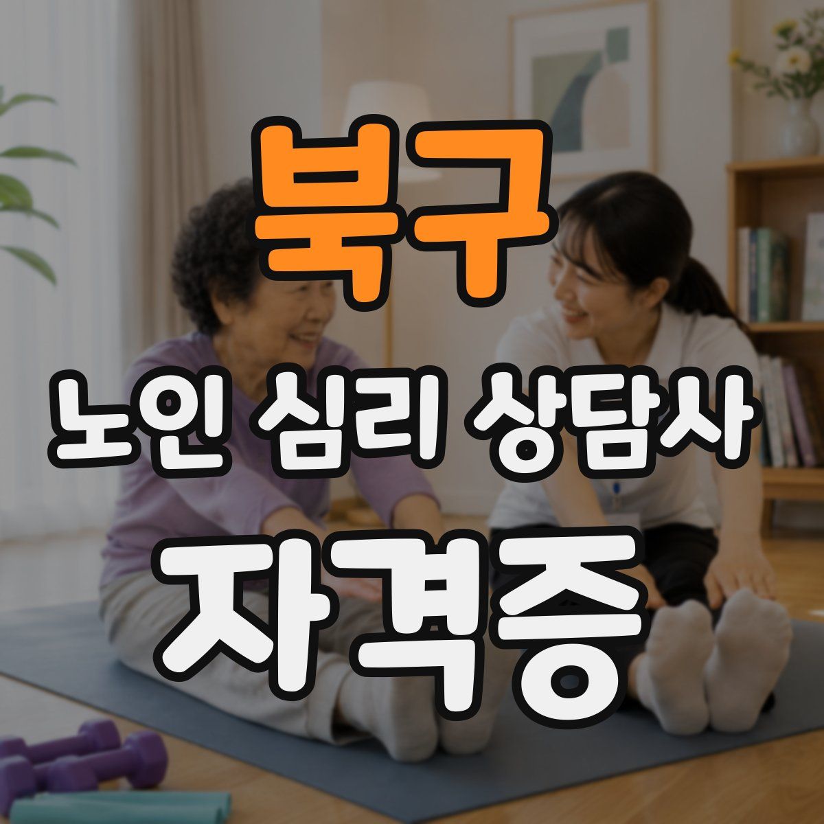 북구 노인 심리 상담사 자격증