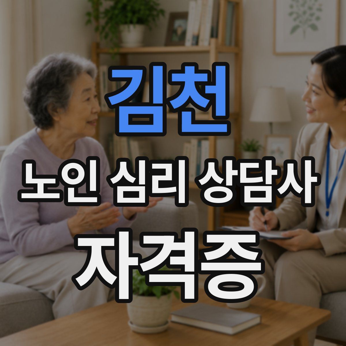 김천 노인 심리 상담사 자격증