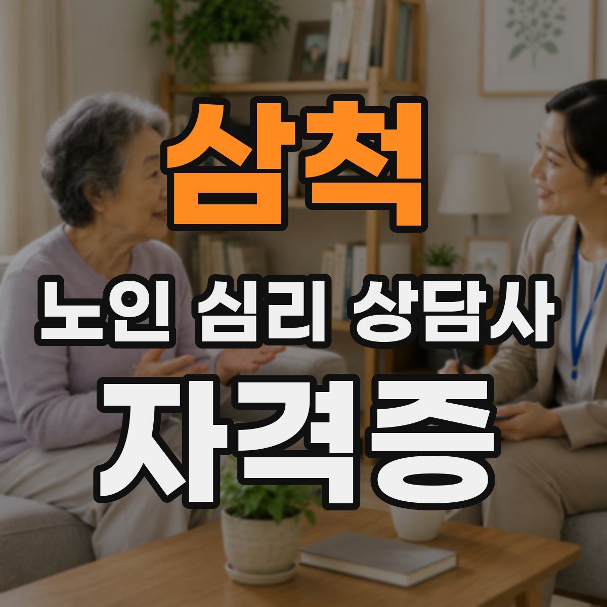 삼척 노인 심리 상담사 자격증