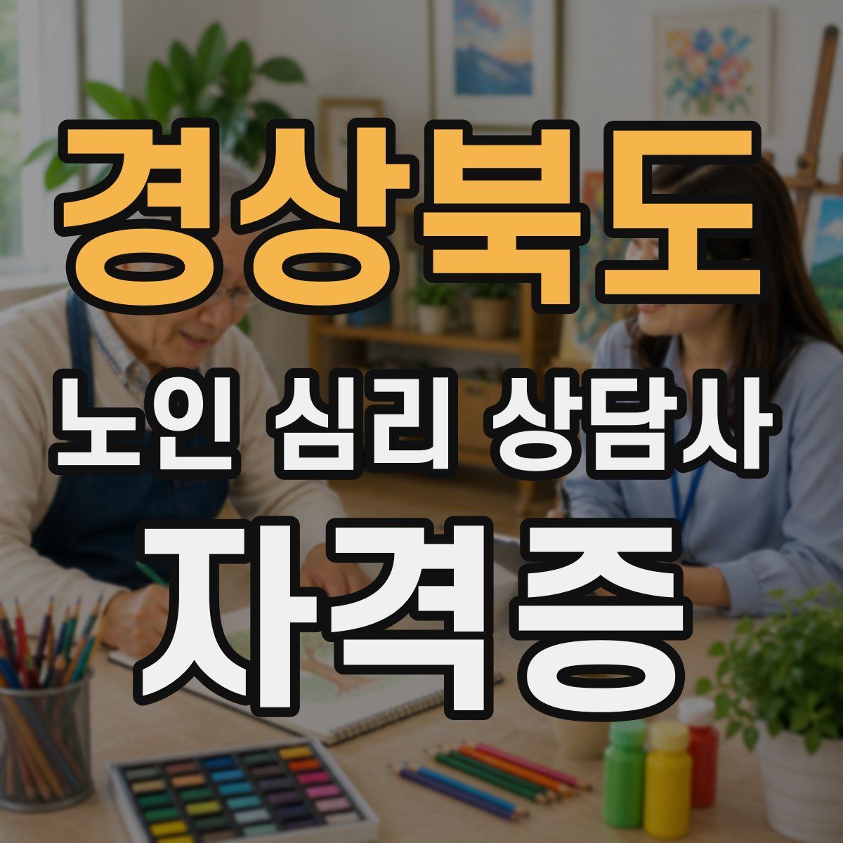 경상북도 노인 심리 상담사 자격증