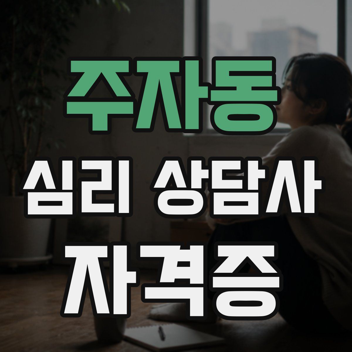 주자동 심리 상담사 자격증