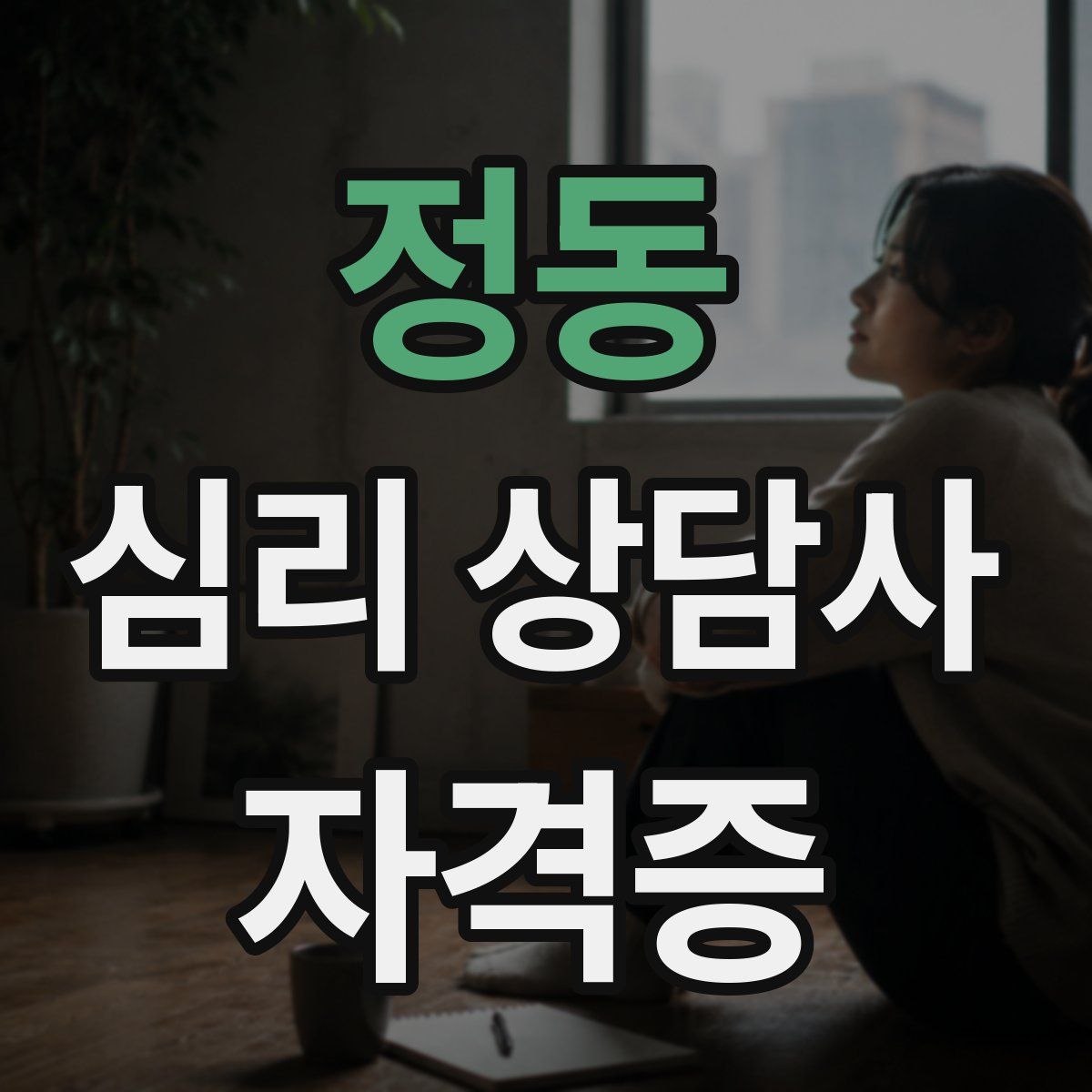 정동 심리 상담사 자격증