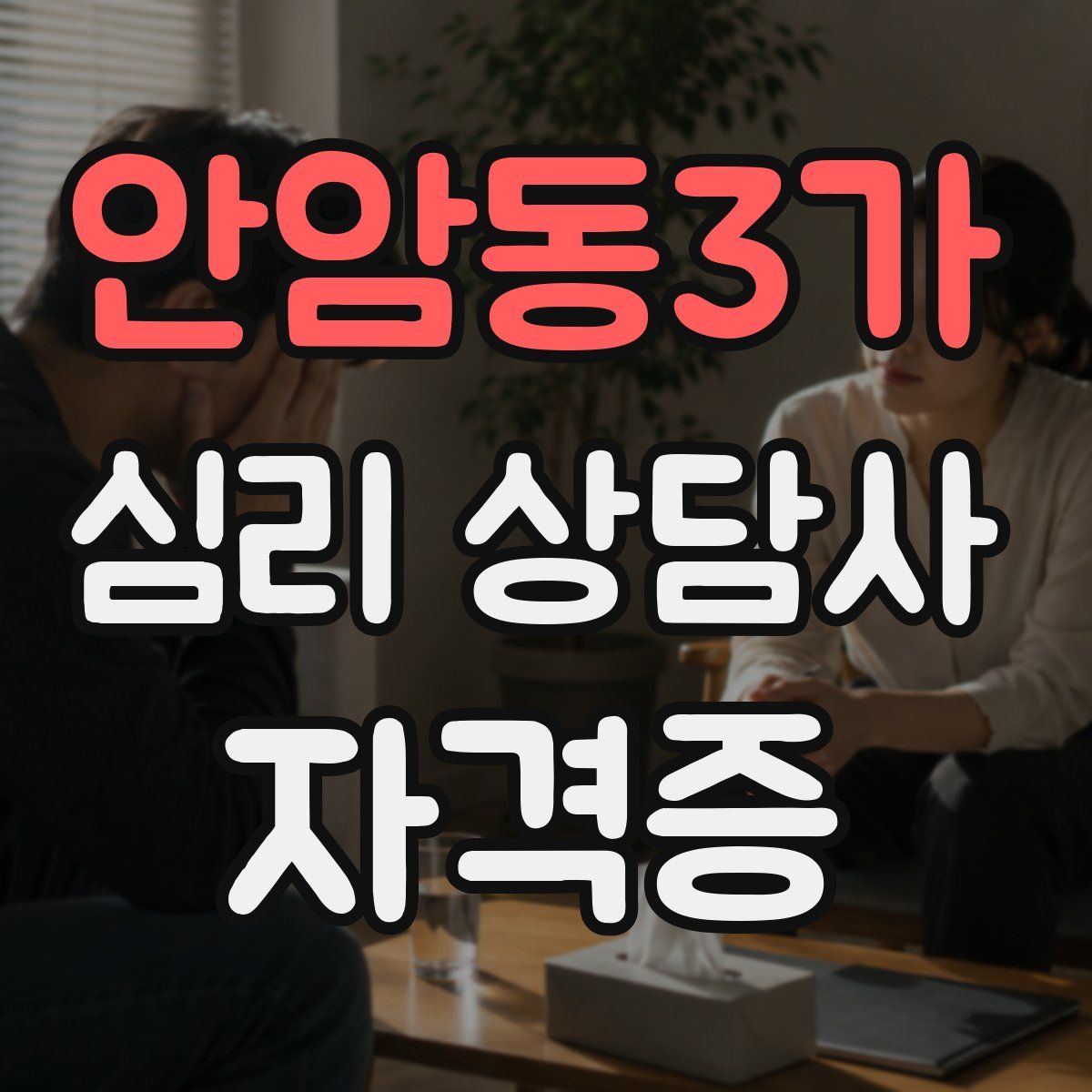 안암동3가 심리 상담사 자격증