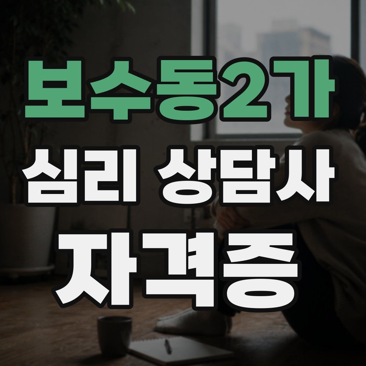 보수동2가 심리 상담사 자격증