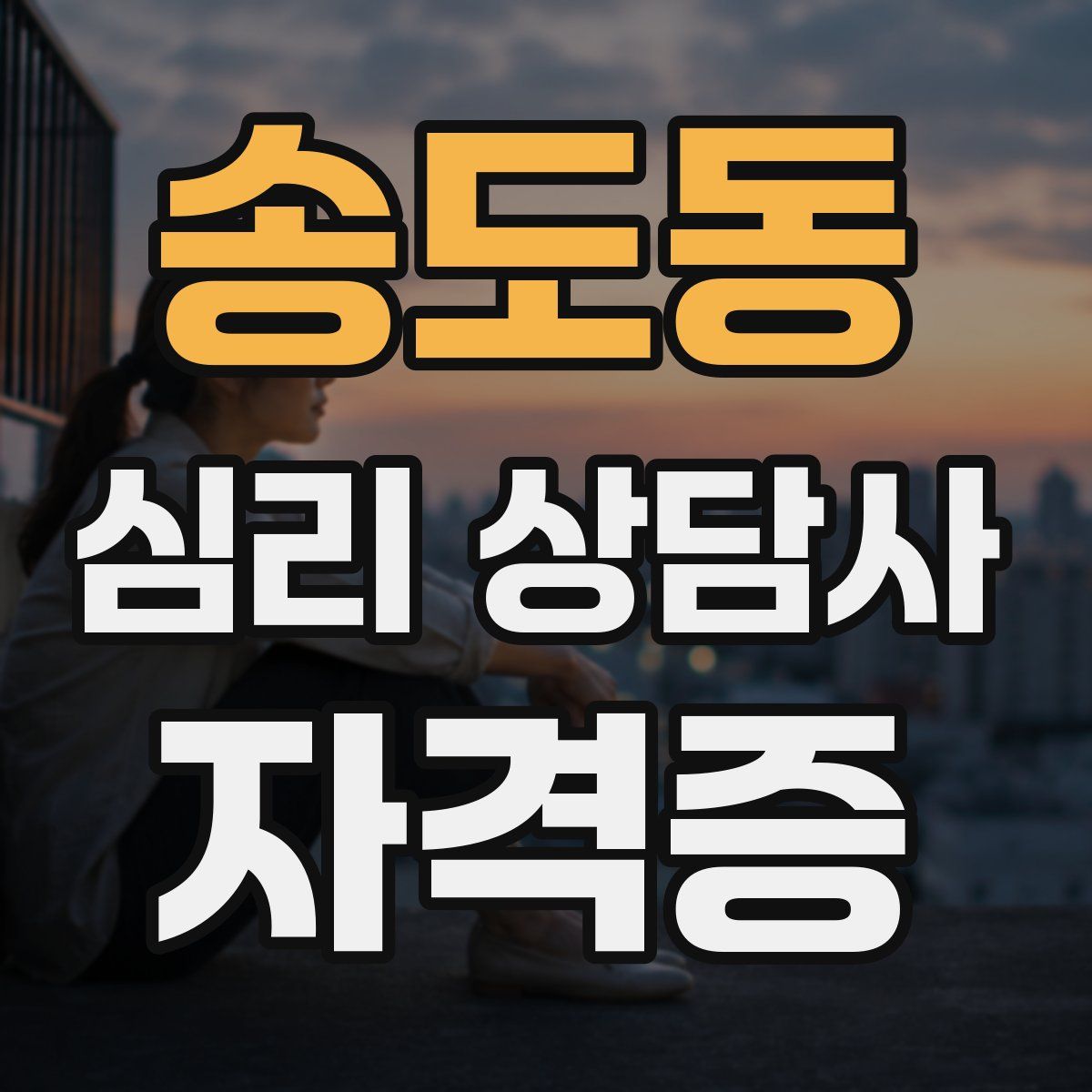 송도동 심리 상담사 자격증
