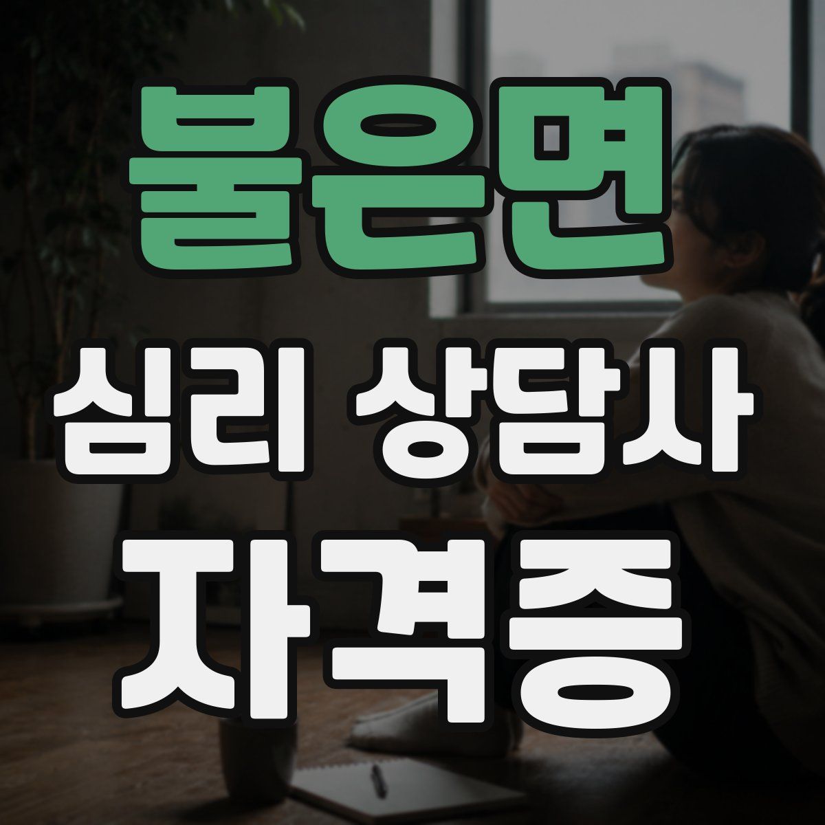 불은면 심리 상담사 자격증