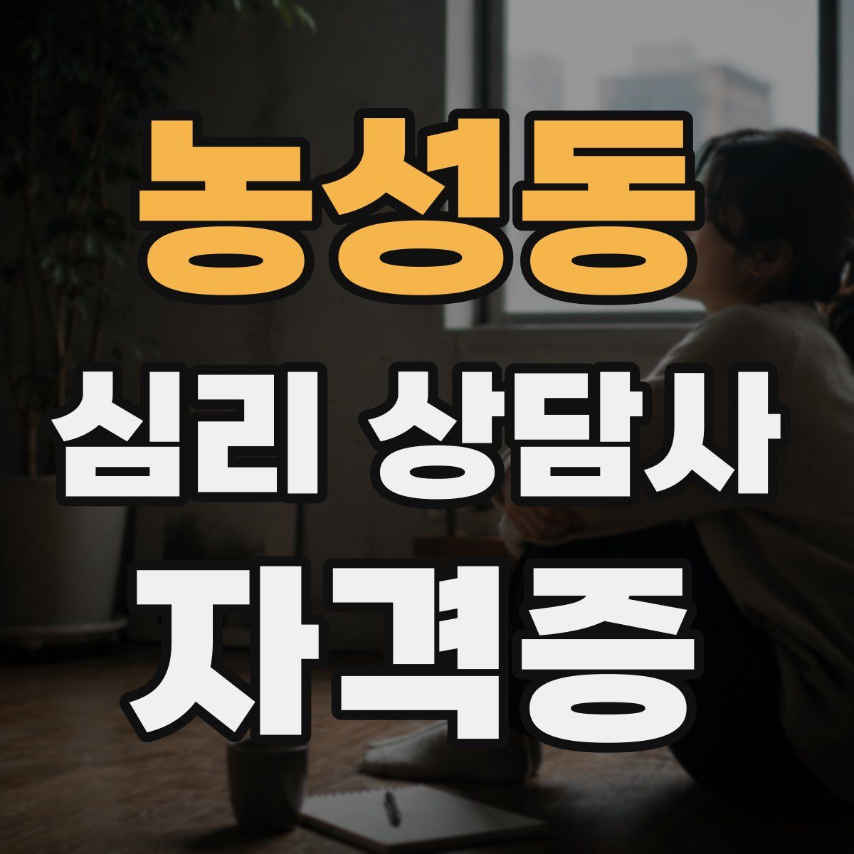 농성동 심리 상담사 자격증