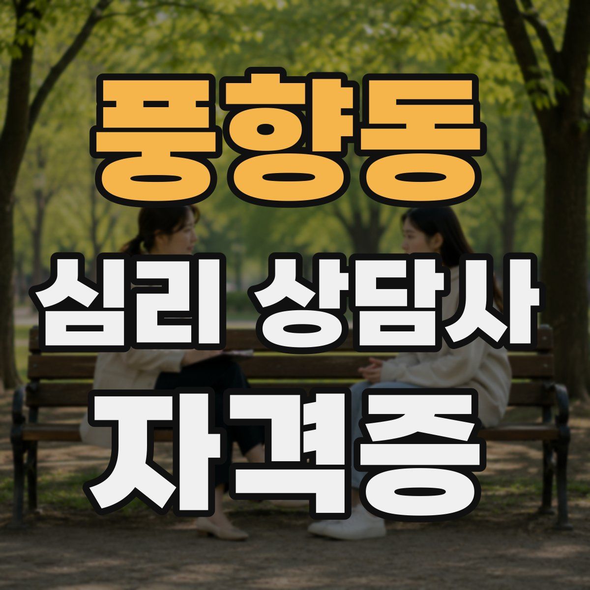 풍향동 심리 상담사 자격증